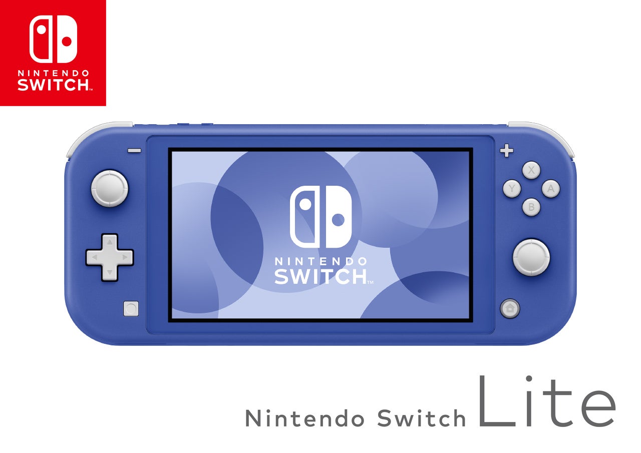 手提專用的「Nintendo Switch Lite 藍色」預定於5月7日發售加入新顏色