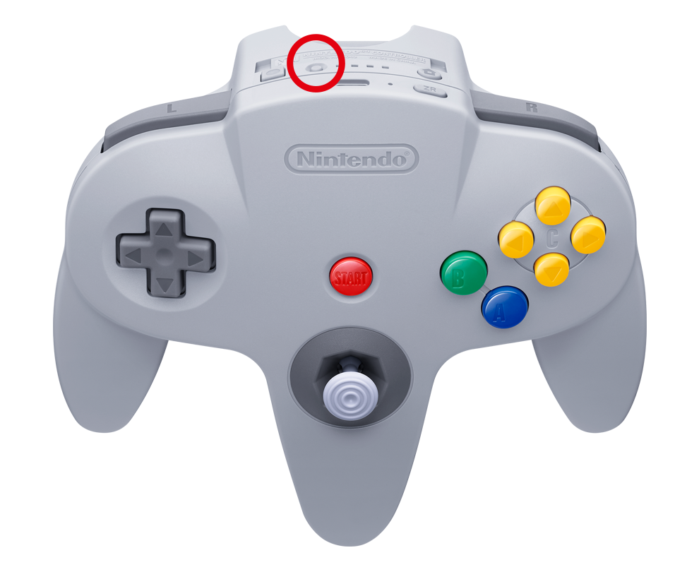 NINTENDO 64 コントローラーの登録方法